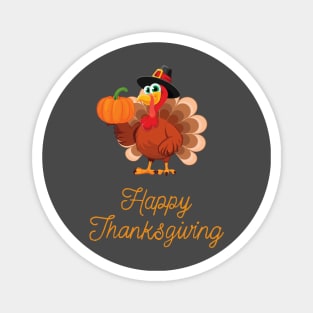 Happy Thanksgiving Turkey Magnet